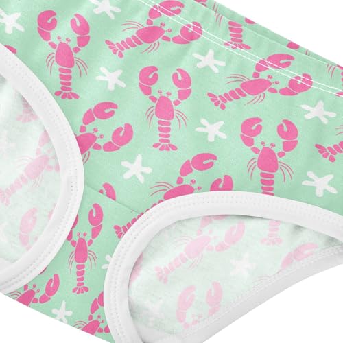 Girls' Underwear Crayfish Starfish Cotton Stretch Comfort Toddler Panties4