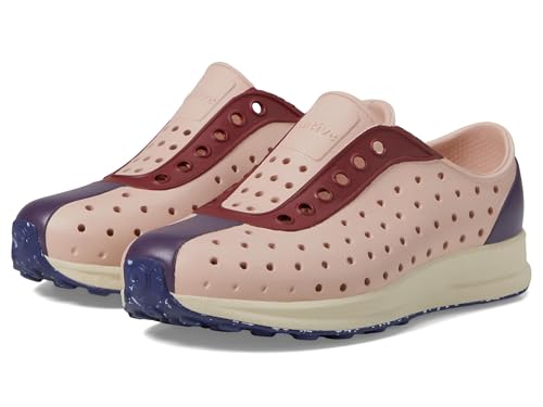 Native Shoes Kids Unisex Robbie Sugarlite Block (Little Kid/Big Kid) Chameleon Pink/Bone White/Velvet Tart/Regatta Speckle Rubber 11 Little Kid Medium