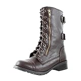 SODA womens Combat Boots