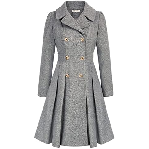 Manteau Gris Clair GRACE KARIN Cover