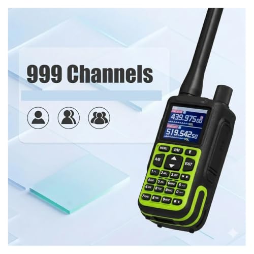 Walkie talkie compatible con Baofeng comunicación sin interferencias y antena compacta 4