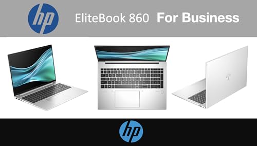 Image of HP EliteBook 860 Business Laptop 16.0 inch IPS WUXGA Display (Intel Ultra 5-135U, 32GB DDR5, 4TB PCIe SSD, Intel Graphics, Backlit KB, Fingerprint, 2 Thunderbolt 4, Win 11 Pro) w /DKZ USB Port Expander