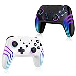 VidPPluing 2 Pack Switch Controllers, RGB Switch 2 Controller for Nintendo Switch/Switch 2/Lite/OLED, Wireless Pro Controller with Motion Sensor/Dual Vibration/Turbo/Wakeup