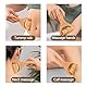 Massageroller Holz, Multifunktionaler Massagerolle aus Holz mit Griff, Faszienrolle Massage, Beine Massagerolle, für, Rücken, Nacken, Ganzkörpermuskulatur