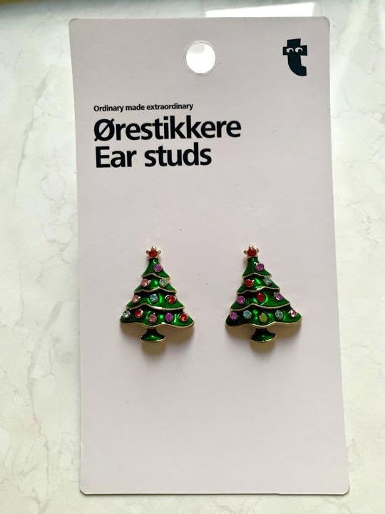 Amazon.co.jp: クリスマスピアス ツリー アクセサリー フライング