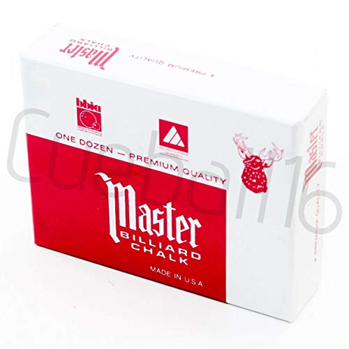 12 Pieces/BOX of Premium Quality BLUE ELK MASTER Pool Cue Chalks by Tweeten - Image 3
