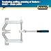 HAZET Beam Puller 1774-1 I Clamping Stroke: 4.53 Inches, Total Width: 17.32 Inches, Ratchet Length: 10.83 Inches, Trapezoidal Thread TR 16 X 5 I For Clamping, Pulling and Compressing Timber
