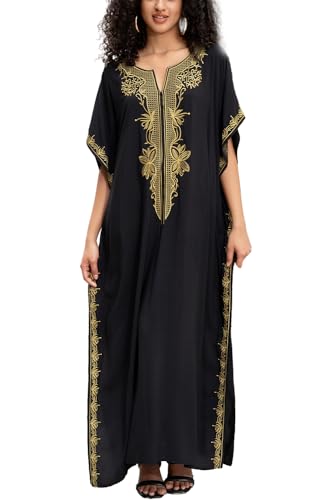 Robe de nuit longue brodée haut de gamme et son kimono surdimensionné fluide