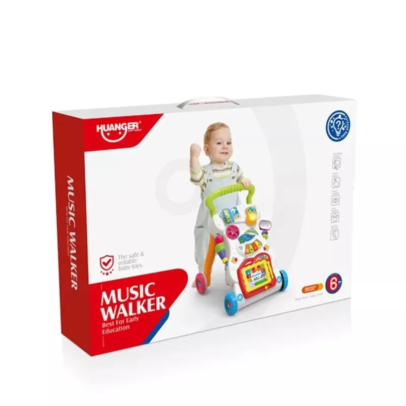 Baby Walker for Activate First Steps for Baby Walking, Pusher Walker with Sorting Shape, Light and Music Pretend Play Gift for 6 Months & 1, 2 & 3 Year Olds for Boys & Girls - Image 5
