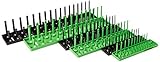 OEMTOOLS 22233 6 Piece Socket Tray Set - Metric and SAE, Green, Black