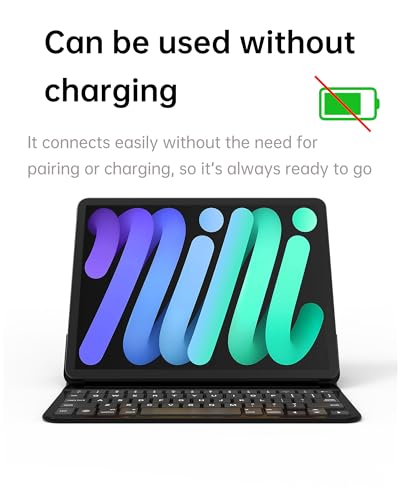 iPad Keyboard, Latest Technology – Contact-Based Connection, Ultra Thin Design, Magnetic Folding Storage, Scissor-Switch Keys, PU Leather, Ultra-Thin Tri-fold for iPad 10th Gen - Image 6