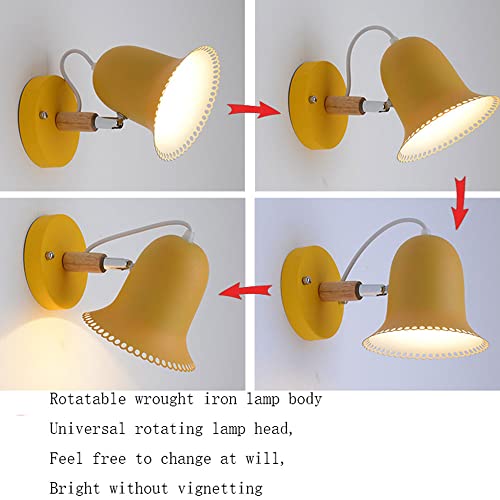 Lámpara de pared interior para iluminación de apliques de dormitorio 5