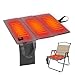 Tragbares Stadion Beheiztes Sitzkissen, 44x40cm Faltbares USB Heizsitzkissen, 3 Einstellbare Temperatur, Elektrisch Heizkissen R&uuml;cken f&uuml;r Outdoor Bleicher, Camping (Enth&auml;lt Keine Powerbank)