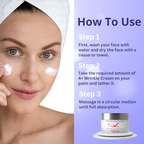 Image of A+ Wrinkle Cream For Fine Lines & Loose Skin | Anti Ageing Cream For Women & Men | Uplift Skin & Moistutise | Provides Youthful Glow - 20 gm