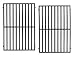 Hongso PCH252 Matte Cast Iron Cooking Grid Replacement for Select Gas Grill Models by Vermont Castings, ProChef, Ellipse and Kenmore Grills, Set of 2