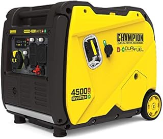 Champion Power Equipment 200988 4500-Watt Dual Fuel RV Ready Portable Inverter Generator, Electric Start