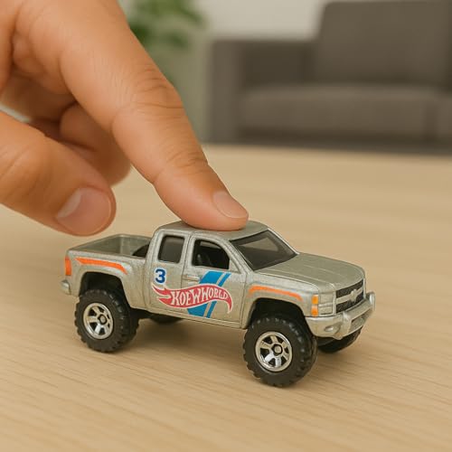 Image of Hot Wheels Collector Edition | Premium Die-Cast Metal Car for Kids & Collectors | Rare One-Time Release Model for Boys | No Restock Limited Edition (Chevy Silverado Off Road (2019)