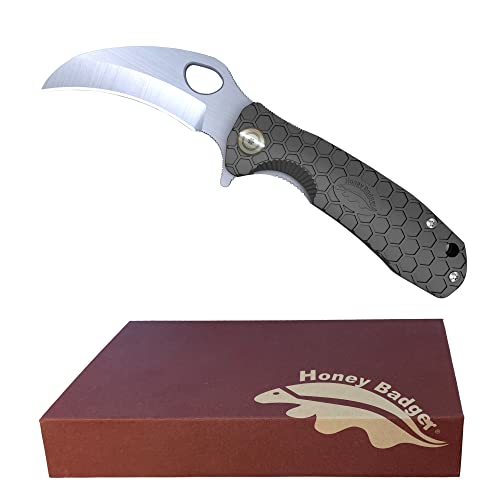 Western Active Honey Badger Small Pocket Knife EDC Claw Hawkbill Folding Utility Knife 2.75