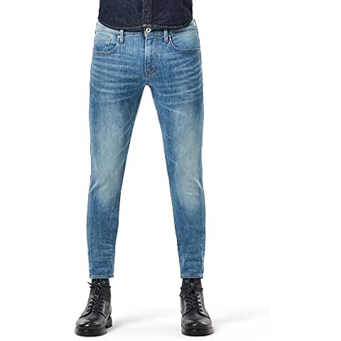 G-STAR RAW Men's 3301 Skinny Jeans, Light Aged Cover