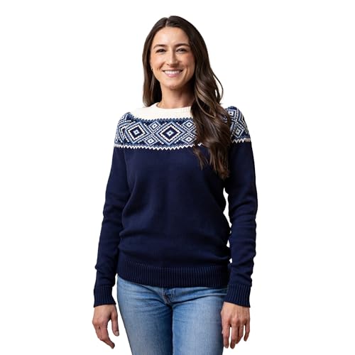Image of Hope & Henry Women's Classic Long Sleeve Pullover Sweater
