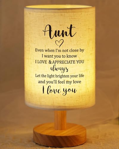 Birthday Gifts for Grandma in Spanish, Regalos para Abuela Fabric Bedside Table Lamp Presents, Christmas Mothers Day Valentines Day Gifts for Grandma Grandmother from Grandkids