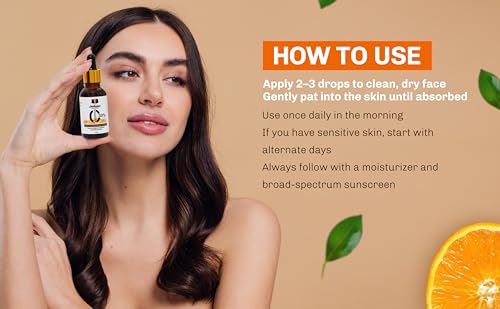 Image of Jubilation 20% Vitamin C Face Serum for Glowing Skin Dark Spot & Pigmentation Acne Scar Revives Dull Skin & Protects Against Sun Damage Vitamin C Serum for Oily Skin Suitable for Men & Women 30 ml