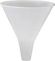Hutzler 32-Ounce Wide Mouth Plastic Funnel - BPA-Free, Dishwasher Safe, Stackable for Kitchen & Commercial Use, Made in USA