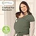 KeaBabies Baby Wrap Carrier - All in 1 Original Baby Carrier Newborn to Toddler Sling, Easy to Wear, Hands Free Bonding, Lightweight, Breathable Infant Wraps (Forest Berries)