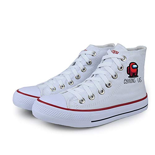 Tênis SYG Star Cano Médio Among Us - Branco Tamanho:33