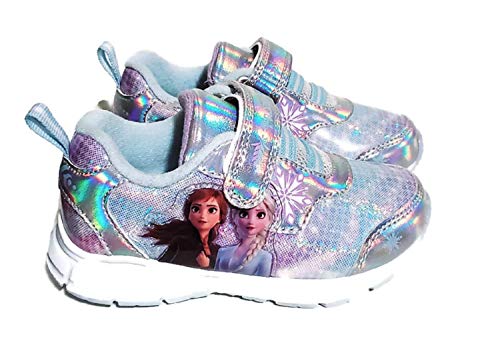 Disney Frozen 2 Toddler Girls' Light-Up Sneaker, Toddler/Little Kid, Size 8 Purple