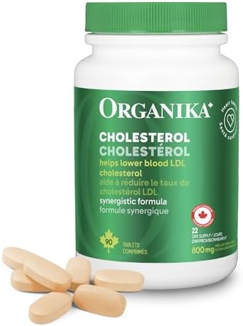 Organika Canadian-Made Cholesterol 90 Tabs