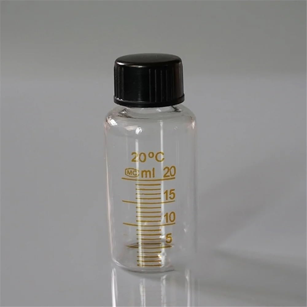 Laborausstattung und -bedarf 5 ml bis 1000 Labor graduierte runde Reagenzflasche aus Glas mit Graduierung, Probenfläschchen