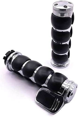 Miniatura 2 de Agarres universales de manillar de motocicleta de 1 pulgada y 0.984in para Dyna Sportstser Softail Touring Street Bob Fatboy FLSTF para Kawasaki