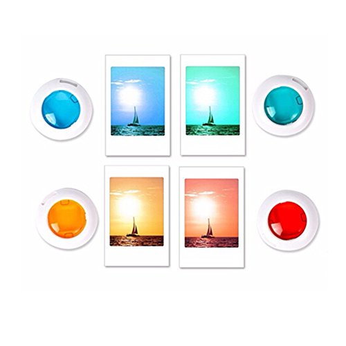 MINILUJIA Instax Mini 4 Color Close Up Lens for Fujifilm Instax Mini 8 Mini 7s Camera