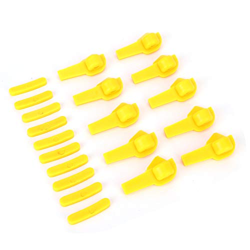 Image of Pissente ABS Plastic Tire Changer Mount Protector, 20 Pieces Rim Demount Head Duck Insert for Tyre Changing Equipment