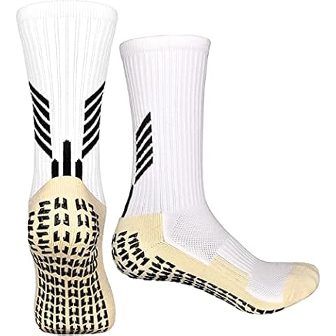 Non Slip Sports Grip Socks for Men Women, VCTINA Breathable Unisex Athletic Soccer Socks Premium Running Socks for Football Basketball Baseball Yoga Running Hiking Cycling Cover