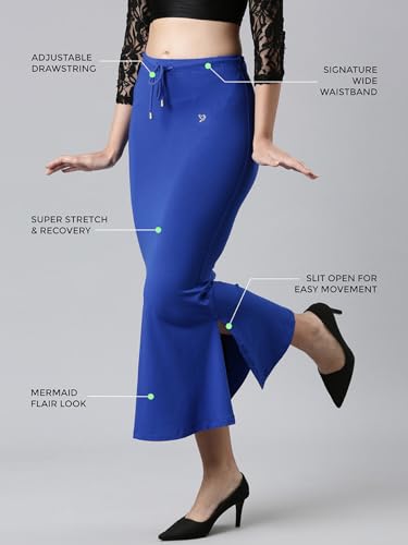 Image of TWIN BIRDS Saree Shapewear for Women | Super Soft Viscose Elastane Saree Petticoat Skirt | Stretchable & Comfortable SareeShaper