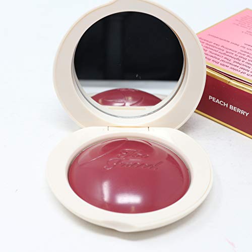 TOO FACED Peach My Cheeks Melting Powder Blush – Peaches and Cream Collection - Peach Berry