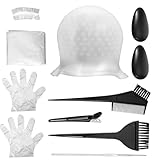 LIQWEI Highlight Cap, Hair Coloring Highlighting Cap, Highlight Caps for Hair Hairs Dye Caping, Reusable Dyeing Tools Frosting Caps for Highlighting Hairs Women Men