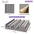 TroyStudio Self-adhesive Acoustic Foam Panels, 12 X 12 X 2 Inches 18 Pcs Broadband Sound Absorbing Foam, Dense Soundproof Padding Tile, Recording Studio Foam Absorber, Groove Decorative Wall Panel