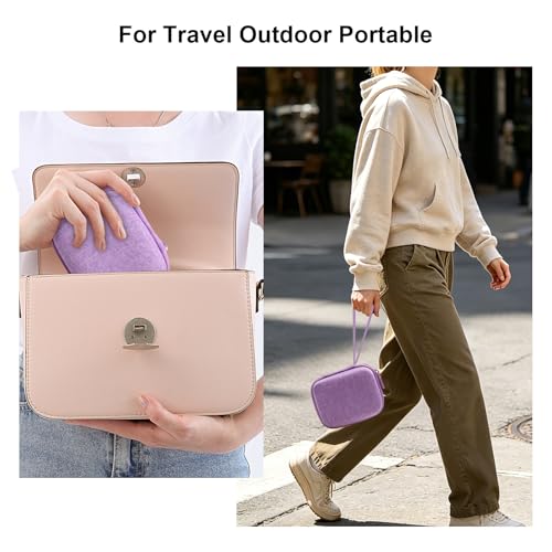 Funda para cámara compacta universal color púrpura miniatura 3
