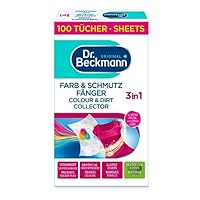 Dr. Beckmann Farb & Schmutzfänger Advanced| langanhaltender Farbschutz| mit Mikrofaser und Farbfangmolekülen für Farbbrillanz | 100 Tücher