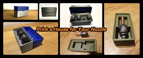 Flashforge Adventurer 5M Hotend mit 0.25mm Hochgeschwindigkeits-Düse und Schnellverschluss – Präzisions-Druck bis 280°C