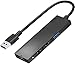 TSUPY USB Hub Spezielle mit 1 USB 3.0+ 3 USB 2.0 Ultra Slim USB Adapter 1 USB 3.0 5Gbps USB Verteiler USB Verlängerung USB Mehrfachstecker USB Splitter USB Switch USB Port für USB Stick usw.