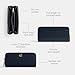 COACH Women's Slim Accordion Zip Accessory-Travel Wallet, B4/Dark Navy, One Size