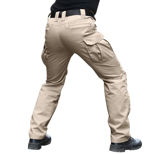 2025 Mens Cargo Work Pants Durable Ripstop Tactical Pants, Outdoor Apparel, Outdoor Apparel, Lightweight Work Hiking Pants 6