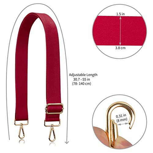 Image of Allzedream Thick Purse Strap Wide Adjustable Replacement Crossbody Bag Handbag