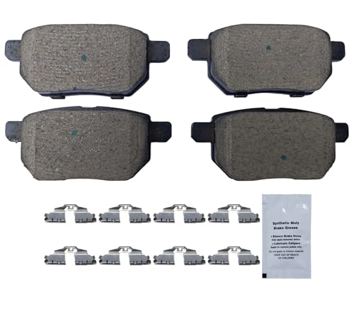 Image of HUSCH D1354 Rear Ceramic Brake Pads Kit Fit For Lexus CT200h 2011-2017, For Pontiac Vibe 2009-2010, For Scion iM 2016, For tC 2011-2016, For xB 2008-2015, For Toyota Corolla 2009-2010, 2014-2019