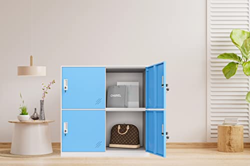 Blue Color Metal Office Storage Cabinet Locker,Small Locker For Personal Storage Bag File And Phone,Office Changing Room Locker #TOP3