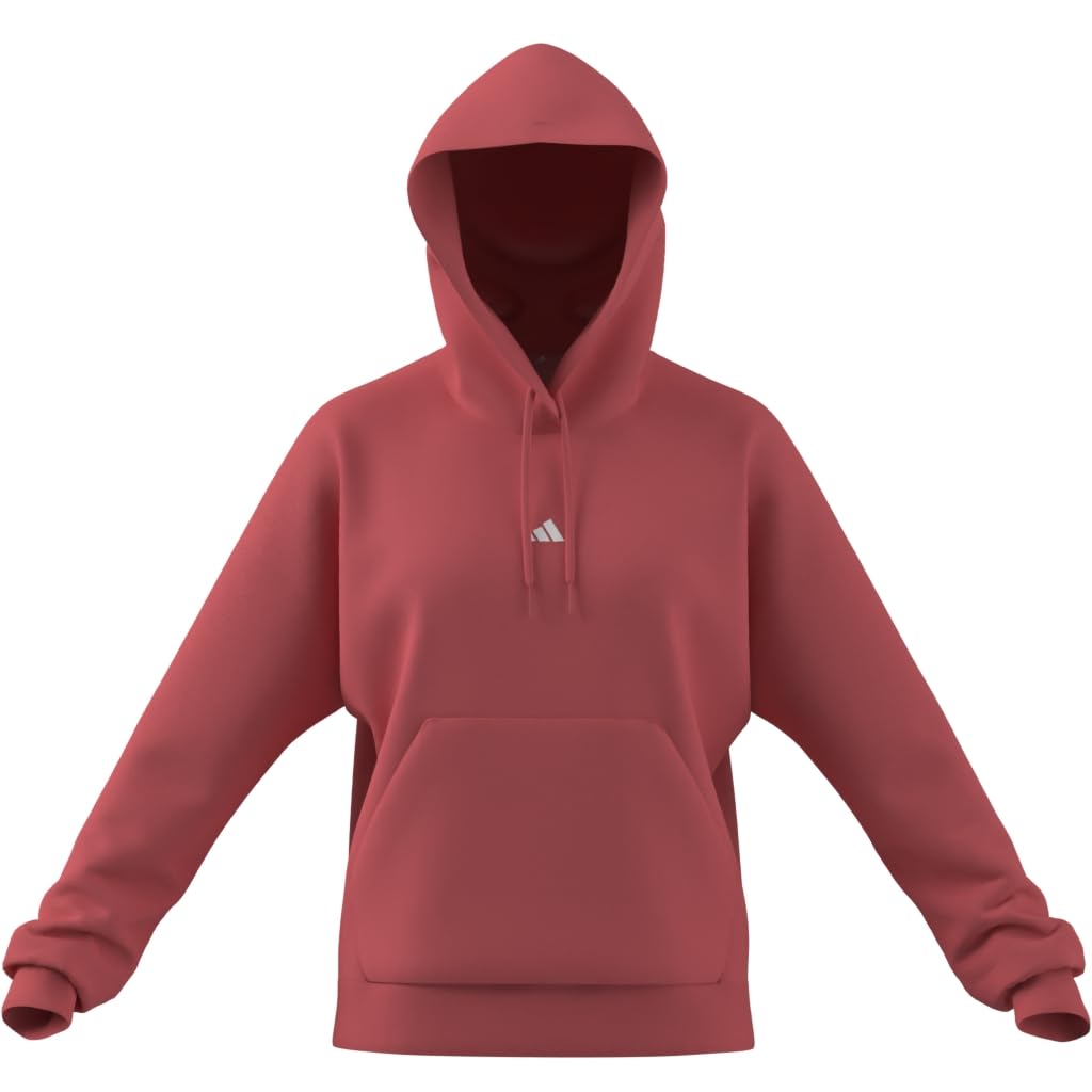 adidas Kobiety ESSENTIALS SMALL LOGO FEEL COZY HOODIE, semi turbo/white, XS